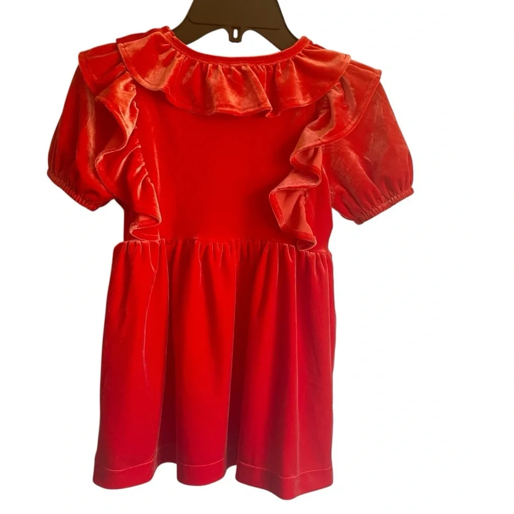 Crewcuts Red Velvet Formal Dress NWT‎